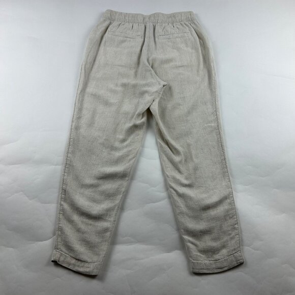 Old Navy Flax Linen Blend High Rise Slim Leg Ankle Pant XS - Picture 6 of 7